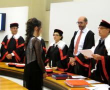 Martedì 22 luglio, nell'aula della Segreteria dell'Università di Ferrara, la sammarinese CRISTINA GUIDI ha discusso la prima tesi in Italia e nel Mondo sulla nuova metodica MonnaLisa Touch.