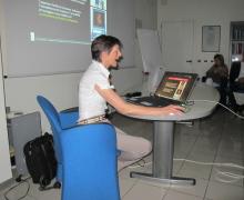 09.04.2011 Alcuni momenti del corso teorico-pratico sull'utilizzo dell'ecografia da parte dell'Ostetrica nell'ambito della sua attività professionale 