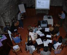 2017.05.12-13 Moments lab intensive course in small groups using the Office Hysteroscopy held at the cozy and charming medieval tower Cagliostro of the Three Kings in Poggio Berni