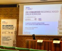 Report by Dr. Stella Capriglione on the use of vaginal photorejuvenation as a solution to atrophy, XVI Regional Congress AOGOI, Chamber of Commerce, Modena 23 November 2018