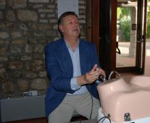 07-08.06.2019 Some moments of the workshop of the intensive course in small groups on the use of the Office Hysteroscopy held at the welcoming and fascinating medieval tower Cagliostro of the Three Kings at Poggio Berni