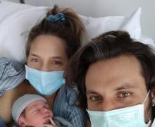 On 27.03.2020, at 17:16 p.m., Noah Roggi, the son of Giorgia Cecchetti and Mattia Roggi, is born. Noah weighs 3910 grams at birth