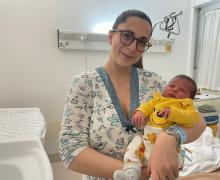 Leo Clementi, first baby of 2022, born at 04:16 on 02.01.2022, gr. 3710. Best wishes to mother Silvia Pratelli and father Loris Clementi.
