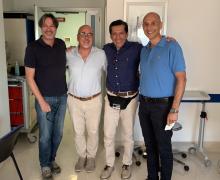 03.08.2022 Visita presso il nostro reparto dell’amico collega messicano Antonio Posada, Jefe de Unidad de la Clínica de Mastología del Centro Hospitalario La Concepción, Saltillo, Coahuila (Messico)