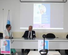Some moments of the presentation of the Specialised Centre for Intimate Feminine Health by the Health Authorities and the Doctors of the Complex Operative Unit of Obstetrics and Gynaecology of the State Hospital of the Republic of San Marino