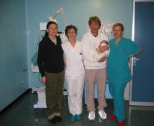 Il 18.03.2005 nasce presso il nostro reparto il figlio di Massimo Bonini e Antonella Zavatta