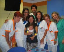 6/26/2014 Born Ludovico Beccari, the son of Martha Amadori and Dennis Beccari. The first images of Ludovico with our Midwife Marta.