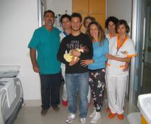 04.10.2014 born Riccardo Poggiali, the son of the pilot Manuel Poggiali and Michela Broccoli