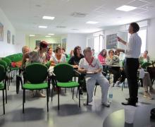 18.10.2014  Alcuni momenti dell'incontro tenuto dal Dott. Stefano Fazion sulle interazioni del Diabete e della Patologia tiroidea sulla gravidanza