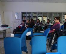 28-29.11.2014 Alcuni momenti del laboratorio del corso intensivo a piccoli gruppi sull'utilizzo della Office Hysteroscopy