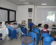 28-29.11.2014 Alcuni momenti del laboratorio del corso intensivo a piccoli gruppi sull'utilizzo della Office Hysteroscopy