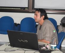 Some moments of the theoretical and practical course on use of' ultrasound as part of  Midwife in scope of his business