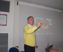 Some moments of the theoretical and practical course on use of' ultrasound as part of  Midwife in scope of his business