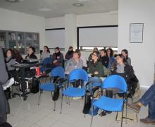 Some moments of the theoretical and practical course on use of' ultrasound as part of  Midwife in scope of his business