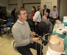 12-13.03.2011 Alcuni momenti del laboratorio del corso intensivo teorico-pratico a piccoli gruppi sull'utilizzo della Office Hysteroscopy