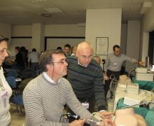 12-13.03.2011 Alcuni momenti del laboratorio del corso intensivo teorico-pratico a piccoli gruppi sull'utilizzo della Office Hysteroscopy