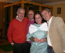 17.12.2007 Il gruppo comico dei BARNOS rallegra i corsi di Ecografia Ostetrico-Ginecologica della Repubblica di San Marino
