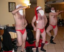 17.12.2007 Il gruppo comico dei BARNOS rallegra i corsi di Ecografia Ostetrico-Ginecologica della Repubblica di San Marino