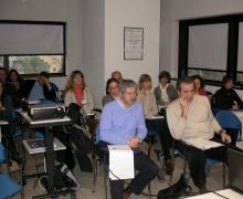 17.12.2007 Il gruppo comico dei BARNOS rallegra i corsi di Ecografia Ostetrico-Ginecologica della Repubblica di San Marino