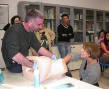 17.10.2010 Some moments of the theoretical and practical course on the management of shoulder dystocia held by Dott. Antonio Ragusa