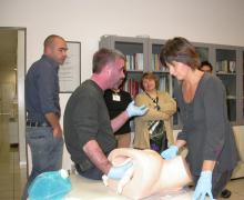 17.10.2010 Some moments of the theoretical and practical course on the management of shoulder dystocia held by Dott. Antonio Ragusa