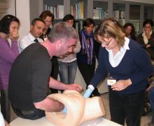 17.10.2010 Some moments of the theoretical and practical course on the management of shoulder dystocia held by Dott. Antonio Ragusa