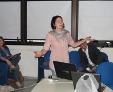 09.04.2011 Alcuni momenti del corso teorico-pratico sull'utilizzo dell'ecografia da parte dell'Ostetrica nell'ambito della sua attività professionale 