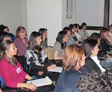 09.04.2011 Alcuni momenti del corso teorico-pratico sull'utilizzo dell'ecografia da parte dell'Ostetrica nell'ambito della sua attività professionale 
