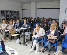 09.04.2011 Alcuni momenti del corso teorico-pratico sull'utilizzo dell'ecografia da parte dell'Ostetrica nell'ambito della sua attività professionale 