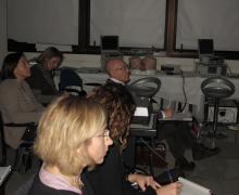 25-26.11.2011 Alcuni momenti del laboratorio del corso intensivo teorico-pratico a piccoli gruppi sull'utilizzo della Office Hysteroscopy