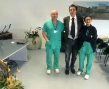 12.01.2015 Alcuni momenti della giornata di studio e di approfondimento sulla fisiopatologia del prolasso genitale tenuta dal Dott. Alfredo Ercoli, Direttore del reparto di Ostetricia e Ginecologia dell'Ospedale di Abano Terme, uno dei maggiori esperti nel campo della statica pelvica 