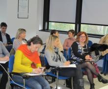27-28.03.2015 Alcuni momenti del corso teorico-pratico a piccoli gruppi sulla ecografia di screening delle malformazione fetali durante il secondo trimestre di gravidanza