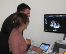27-28.03.2015 Alcuni momenti del corso teorico-pratico a piccoli gruppi sulla ecografia di screening delle malformazione fetali durante il secondo trimestre di gravidanza