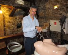 22-23.05.2015 Alcuni momenti del laboratorio del corso intensivo a piccoli gruppi sull'utilizzo della Office Hysteroscopy tenutosi presso l'accogliente ed affascinante torre medioevale Cagliostro dei Tre Re a Poggio Berni
