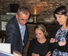 22-23.05.2015 Alcuni momenti del laboratorio del corso intensivo a piccoli gruppi sull'utilizzo della Office Hysteroscopy tenutosi presso l'accogliente ed affascinante torre medioevale Cagliostro dei Tre Re a Poggio Berni