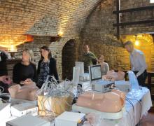 22-23.05.2015 Alcuni momenti del laboratorio del corso intensivo a piccoli gruppi sull'utilizzo della Office Hysteroscopy tenutosi presso l'accogliente ed affascinante torre medioevale Cagliostro dei Tre Re a Poggio Berni