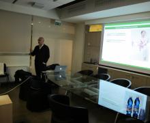 09.10.2015 Incontro di aggiornamento con relazioni della Dott.ssa Miriam Farinelli e del Dott. Maurizio Filippini sul miglioramento e risoluzione di alcuni sintomi in gravidanza e su come affrontare le situazioni di flogosi genitali, , presso la sede di Erbozeta a San Marino