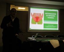 09.10.2015 Incontro di aggiornamento con relazioni della Dott.ssa Miriam Farinelli e del Dott. Maurizio Filippini sul miglioramento e risoluzione di alcuni sintomi in gravidanza e su come affrontare le situazioni di flogosi genitali, , presso la sede di Erbozeta a San Marino