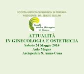 22.05.2014 ATTUALITA' IN OSTETRICIA E GINECOLOGIA